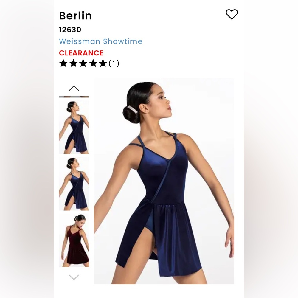 Weissman Blue Dance Dress